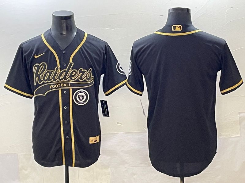 Men 2025 Oakland Raiders Blank Black Joint Name Nike Limited NFL Jersey style 4->oakland raiders->NFL Jersey